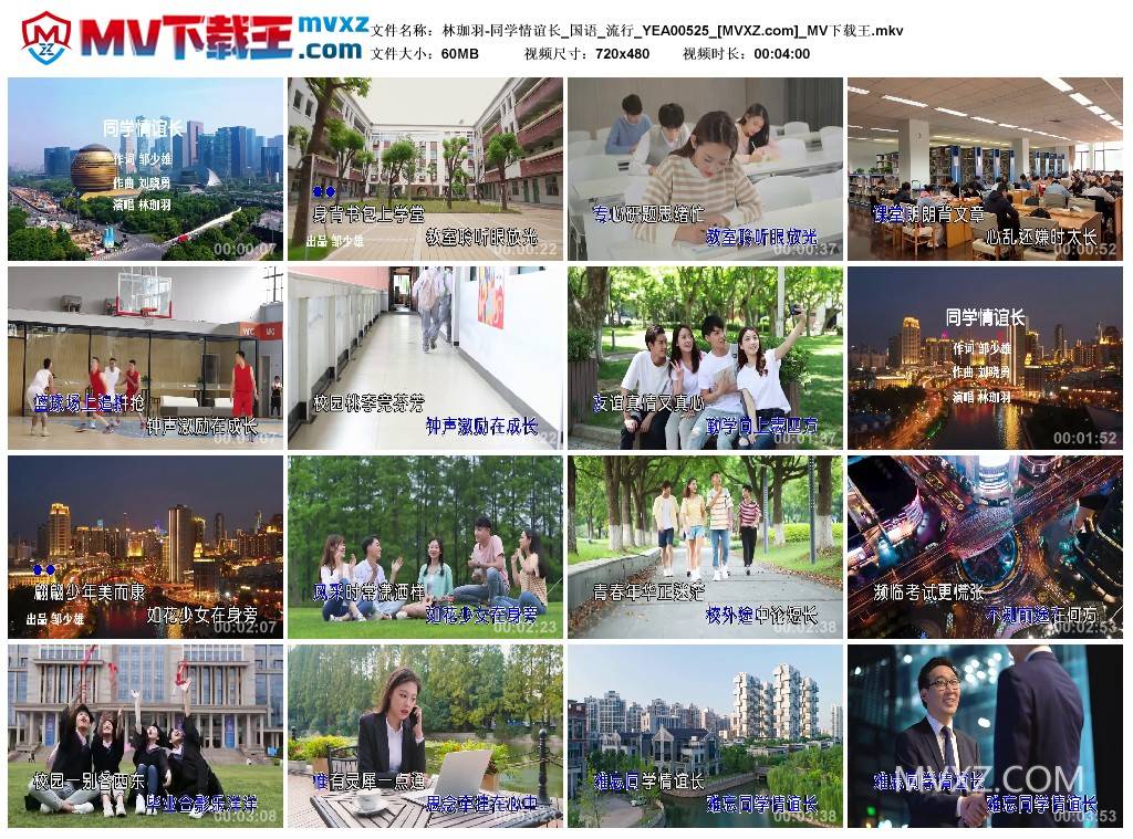 林珈羽-同学情谊长_国语_流行_YEA00525